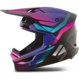 Casco de Cross Shot Race Mips Sky Mips Morado Cromado