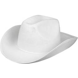 Boland Witte verkleed cowboyhoed vilt