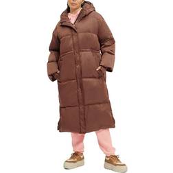 UGG Keeley Long Puffer Coat - Dark Chestnut