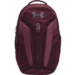 Under Armour Hustle Pro Backpack - Dark Maroon /Legendary Black