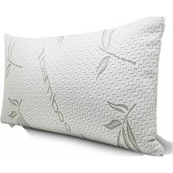 R&G Pack of 2 bamboo pillows Complete Decoration Pillows White (70x45cm)