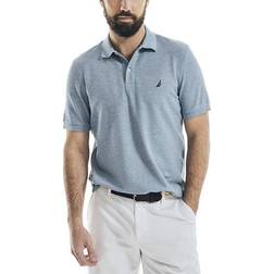 Nautica Sustainably Crafted Classic Fit Deck Polo Shirt - Deep Anchor Heather