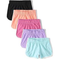 The Children's Place Girl's Dolphin Short 5-pack - Beach Plum