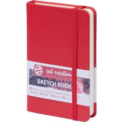 Talens Art Creation Sketchbook Red 9x14cm 140g 80 sheets