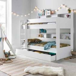 Bedmaster Oliver White Storage Bunk Bed 125.1 x 196.6cm