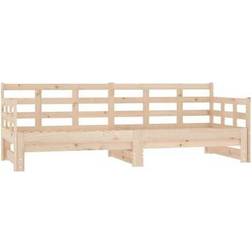 vidaXL Solid Wood Sofa 86cm 2 personers