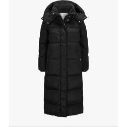 Woolrich Hollow Lang Parka Med Street Style Detaljer - Sort