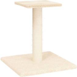 vidaXL Cat Scratching Post with Platform Cream Cream