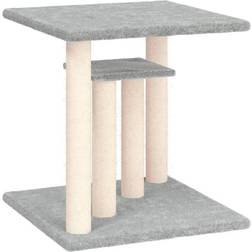 vidaXL Cat Scratching Posts with Platforms Light