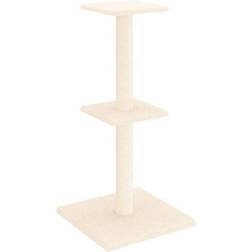vidaXL Cat Tree with Scratching Posts Cream Cream