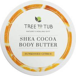 Tree To Tub deep moisturizing shea cocoa body butter for very dry skin, sun