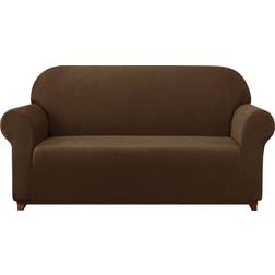 Subrtex 1 Stretch Spandex Protector Loose Sofa Cover Brown