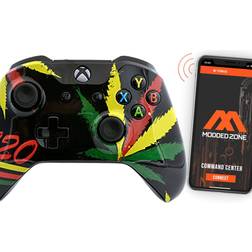 ModdedZone Glossy 420 Xbox S SMART Custom Rapid Fire Controller. FPS mods. COD Warzone