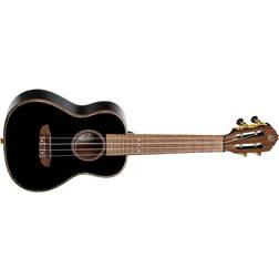 Ortega RUOX-CC Concert ukulele med bag, Onyx Series, Gloss Black