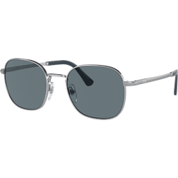 Persol PO1009S/S Asian Fit Polarized 518/3R Sunglasses Silver Size 54 Silver