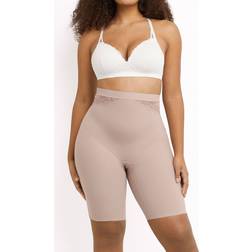 Maidenform Eco Lace High-Waist Thigh Slimmer Evening Blush