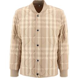 Burberry Beige Check Jacket SOFT FAWN IP CHCK