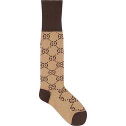 Gucci GG Pattern Blend Socks - Beige