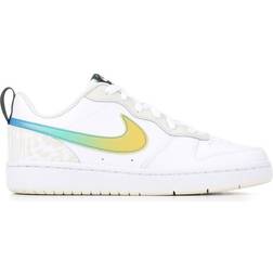 Nike Court Borough Low 2 SE GS - White/Multi-Color/White/Phantom/Off-White/Black/Light Mint