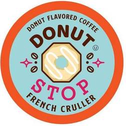 Donut Stop Flavored Coffee Pods Compatible Keurig 2.0 French Count 4.4oz