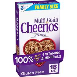 Cheerios Grain Cheerios Heart Healthy Cereal, Gluten Free Multigrain 18oz 1pack