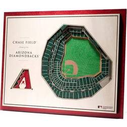 YouTheFan Arizona Diamondbacks 17'' x 13'' 5-Layer 3D StadiumViews Wall Art