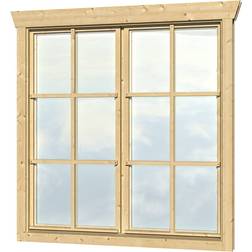 SKAN HOLZ Skan Holz Doppelfenster BxH 2 Außentür (x)