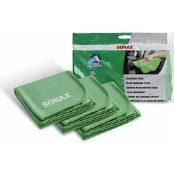 Sonax 04509410 glasfinishtuch 3 stück pflegetuch autopflege