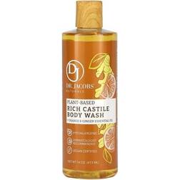 Naturals Plant-Based Rich Castle Body Wash Ginger Essential Oil 473ml