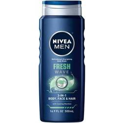 Nivea Men Fresh Wave Body Wash 16.9floz 3