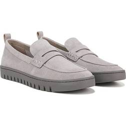 Vionic Uptown Light Grey Suede Women's Shoes Gray