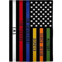 Evergreen Responders Thin Line Garden Flag