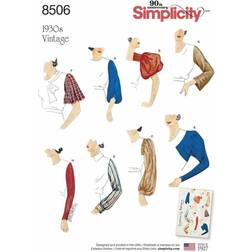 Simplicity Misses' Vintage Set of Sleeves-10-12-14-16-18-20-22