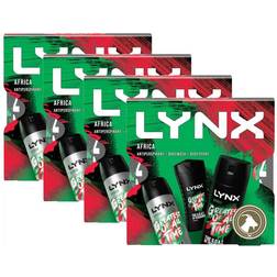 Lynx Africa Body Wash, Spray Anti-Perspirant 3pcs Gift Set