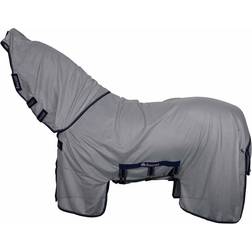 Bucas Buzz-Off Fly Rug with fixed Neck Silver unisex