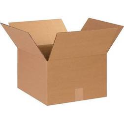 The Packaging Wholesalers Corrugated Boxes 14' x 14' x 9' Kraft 25/Bundle