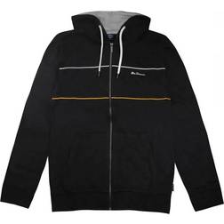 Ben Sherman Logo Black Track Jacket Cotton