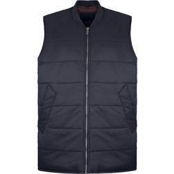 Ben Sherman Quilted Black Gilet Nylon