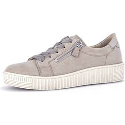 Gabor sneaker 334.12, rauleder, beige, damen