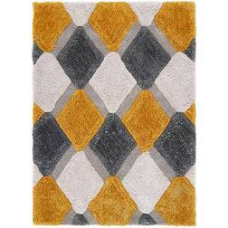 Origin 3D Geo Rug Shaggy Gold 120x170cm