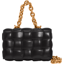 Bottega Veneta Chain Cassette Bag - Black/Gold