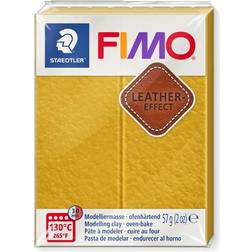 Staedtler fimo Leather 57 Gram. Okker På lager 1-2 dages levering