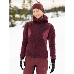 Johaug Sway Pile Jacket W - Brownish Red