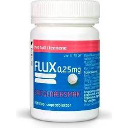 Flux sugetabletter 0,25mg bringebær 200