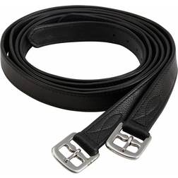 Horse Guard Stirrup Leathers 21 mm - Noir