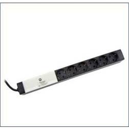 Solar Plus Powerpanel 19" 1HE 7X230V DK transient