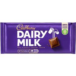 Cadbury Dairy Milk Chocolate Bar 95g 1Pacco