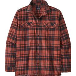 Patagonia Organic Cotton Fjord Flannel Shirt ice caps: burl red ice caps: burl red