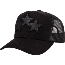 Amiri 3 Star Trucker Hat - Black