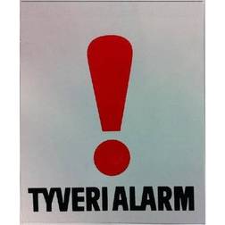 Tyverialarm-mærkater PS-8 8 stk.